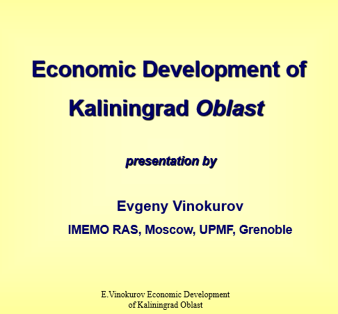 Presentation on Kaliningrad