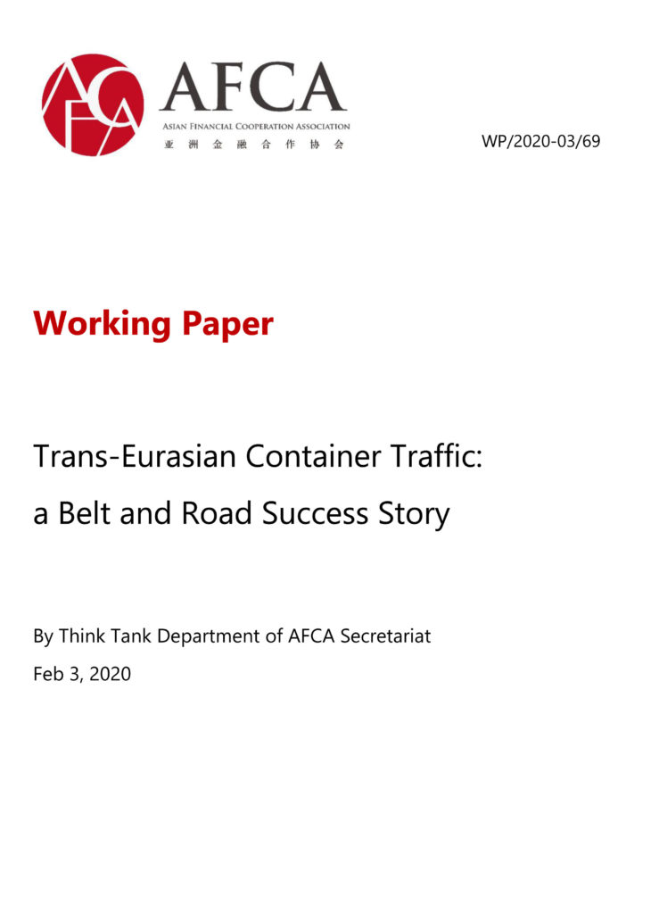 Trans-Eurasian Container Traffic: a Belt and Road Success Story